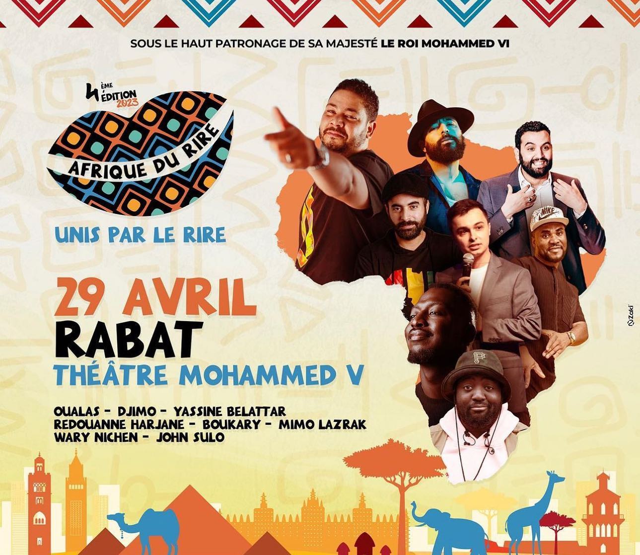 Festival Afrique du rire – Gala de Rabat